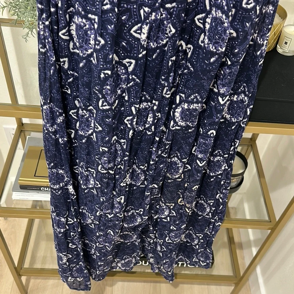 John Robshaw Lucky Brand Crochet Maxi Dress - Picture 8 of 10